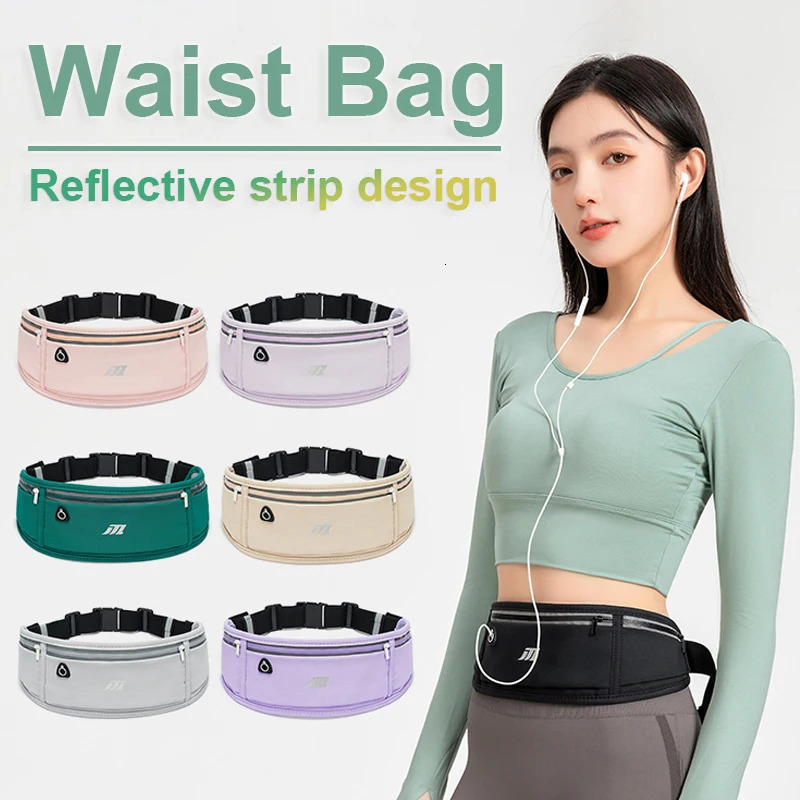 Running Bag Women Waist bag Belt Men Sports Fanny Pack Pouch Mobile Cell Phone Pocket Summer Gym Fitness Marathon 250514