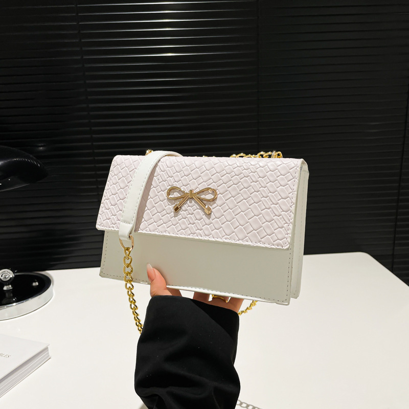 Sweet And Fresh Bow New Luxury Bag Free Delivery Designer Bag Handbag For Women 2025 New Trend Korean Armpit Crossbody Chain Shoulder Bag