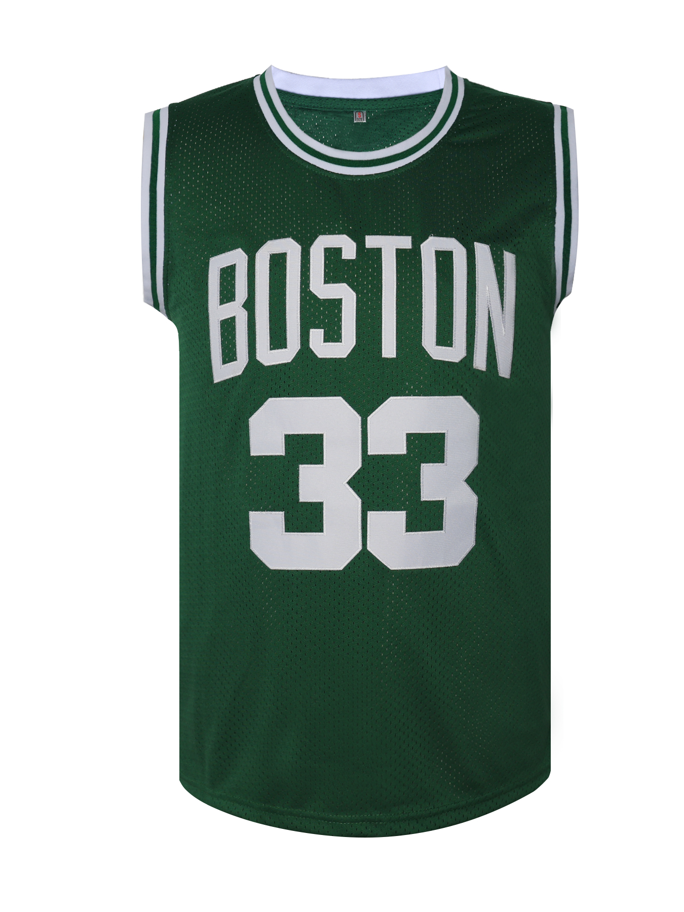 Mens 33 BIRD Embroidered Basketball Jersey IN STOCK FAST SHIPPING Size S-XXXL