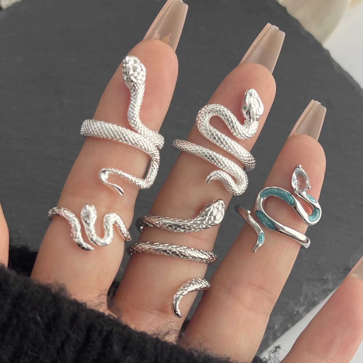 BF CLUB 925 Sterling Silver String Ring For Women Jewelry Finger Open Handmade Inter Snake Rings Allergy For Birtay GiftXJ250514