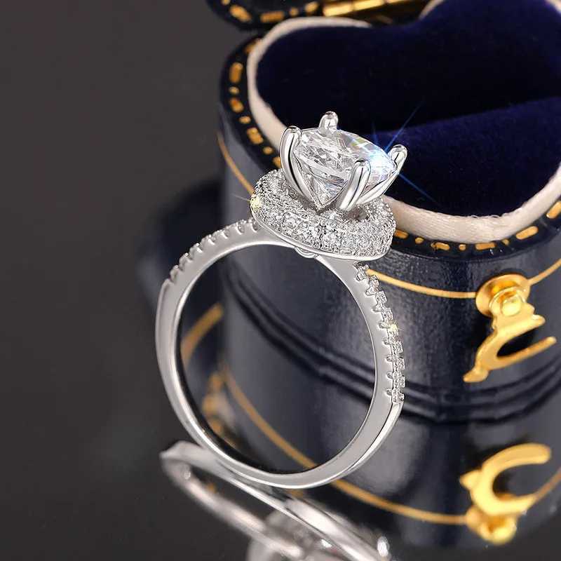 925 Sterling Silver Engagement Rings for Girlfriend rs AA Crystal CZ Proposal Rings High-quality Jewelry for WomenXJ250514