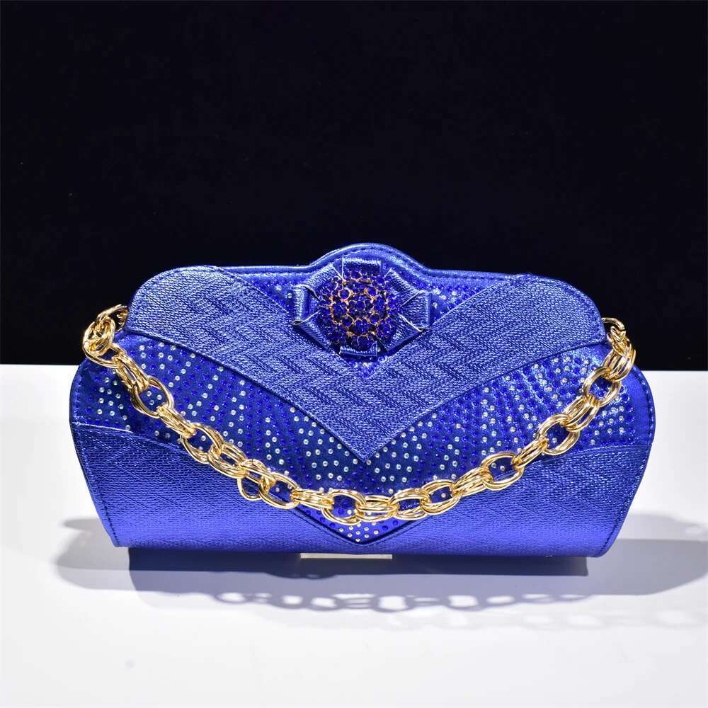 Arrival Evening New Bag Shoulder Chain Party Rhinestones Fashion Elegant Wedding Women's Handbag Crystal Small Wallet