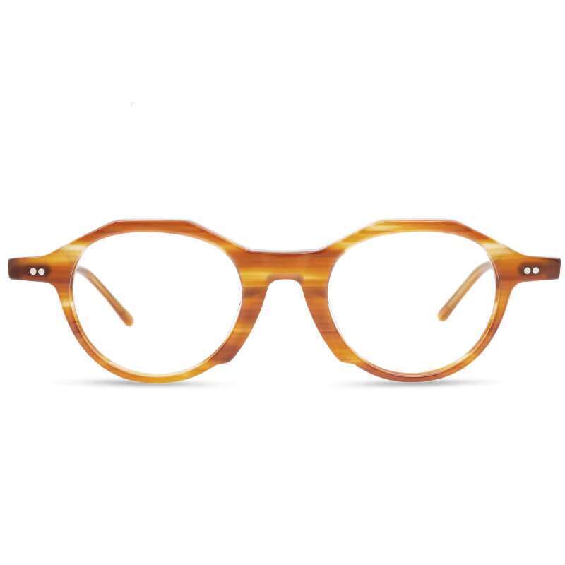 New Summer Round Polygonal Frame Male and Female Optical Glasses 9628