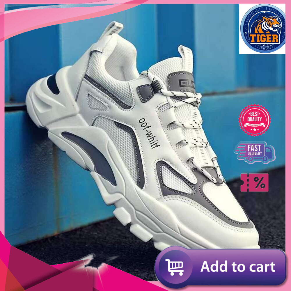 Ddmytiger Cotton Vacation Striped Embroidered Summer Women Females New Casual Sports Thick Sole Men S Breathable Trend Dad Mesh Running Female Outdoor