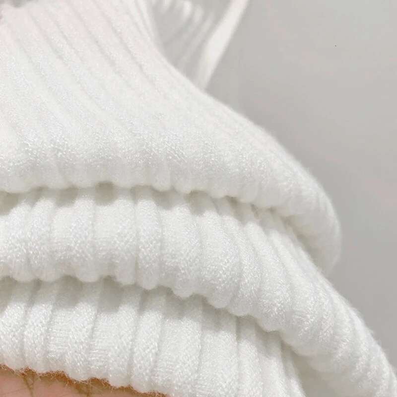 New Women's Summer Fashion Thin Knitted Undershirt Sleeveless Pullover Corset Top Half High Neck Comfortable Breathable T-Shirt