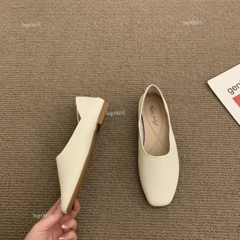 Top brand high-quality new-style designer new shoes with soft leather and soft soles for women in spring 2025, women's bean shoes new fashion sho