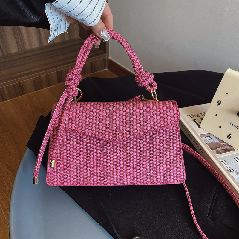 Solid Color Texture Western Style Single Shoulder Crossbody 2025 Spring And Summer Small Square Bag Luxury Bag New Free Delivery Designer Bag Popular 