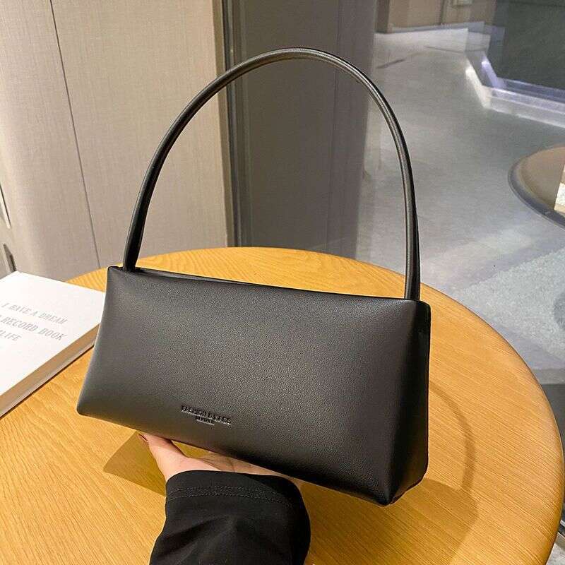 French stick armpit high-end niche design shoulder bag versatile simple square handbag fashionable and trendy women's bag