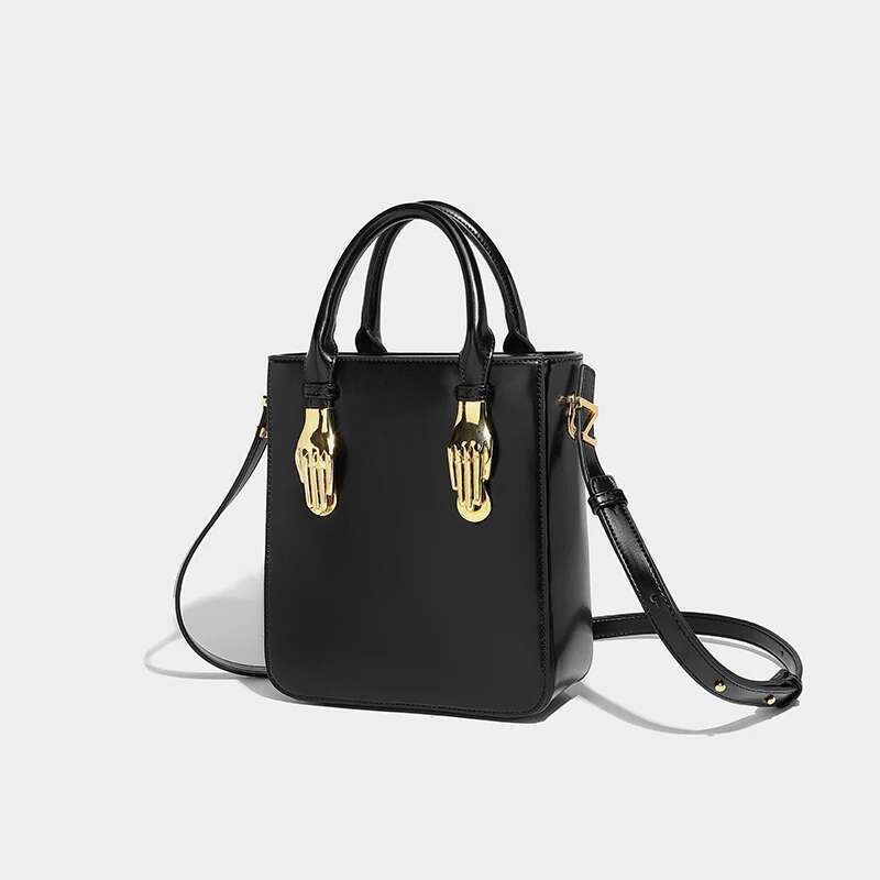 High Quality Women's Handbags Minority Designer Brand Ladies Tote Fashion Shoulder Crossbody Purse Black Gold Box Bag