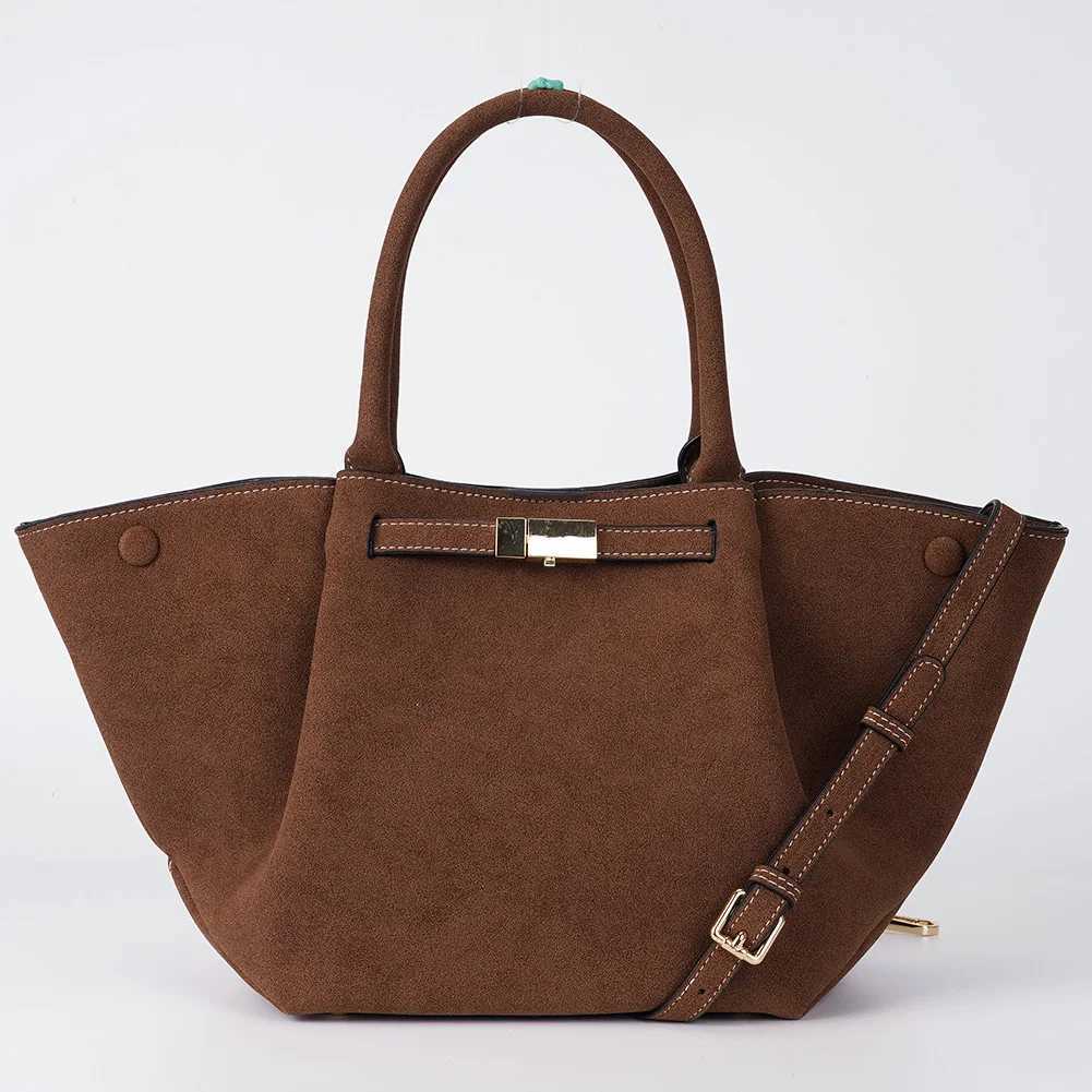 Autumn New Suede Buckle Design Wens Tote Bag Women Shoder Bags Handbag Ladies Versatile Crossbody Bag Armpit Purses Z250514