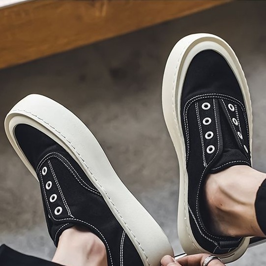Summer New Collection Of Canvas Lazy Men Casual And Versatile Trendy Casual Shoes Board Shoes For Men Ddmysaturn