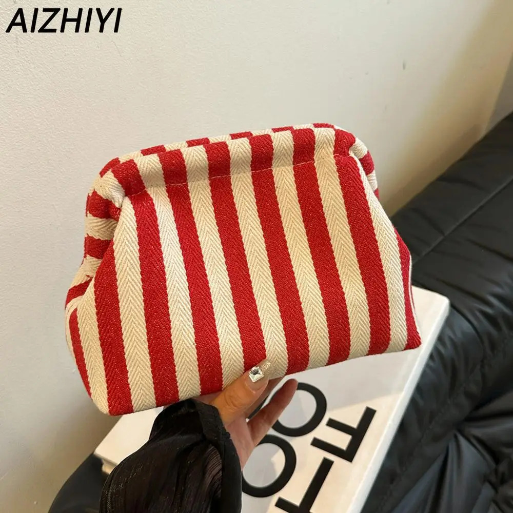Summer Woven Crochet Purses for Women Beach Clutch Handbags Dumpling Hobo Casual Colorblock Bag Ladies Ruched Cloud Purse 250514