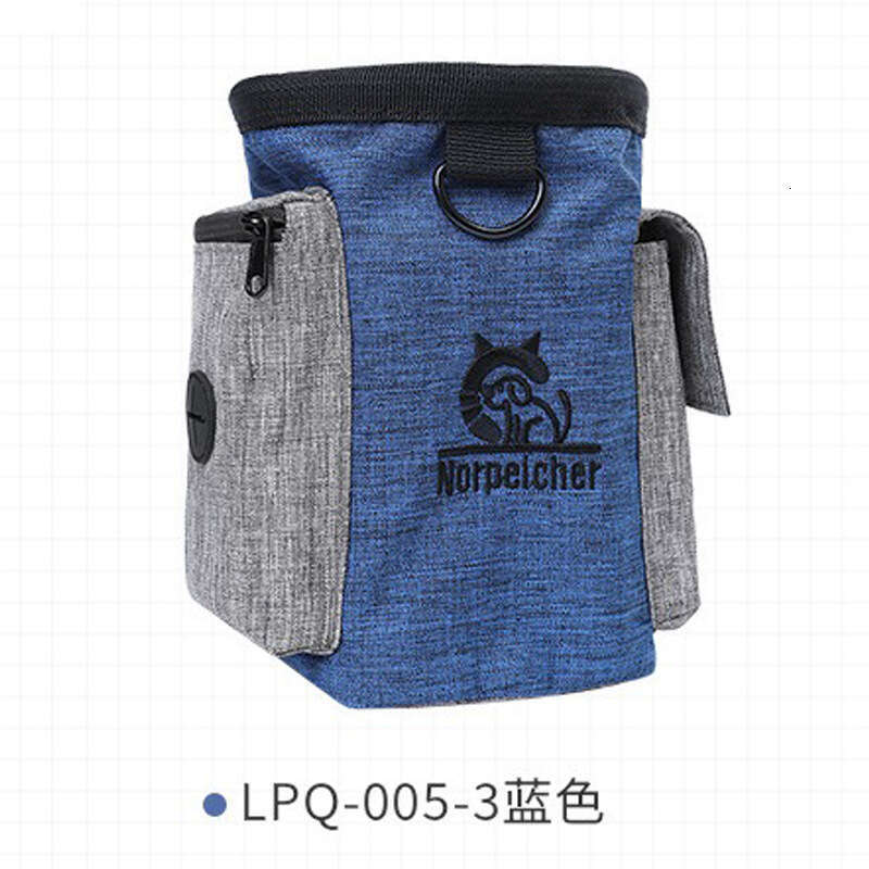 Pet outdoor waist walking training tool, portable snack bag, supplies reward, dog food storage bag