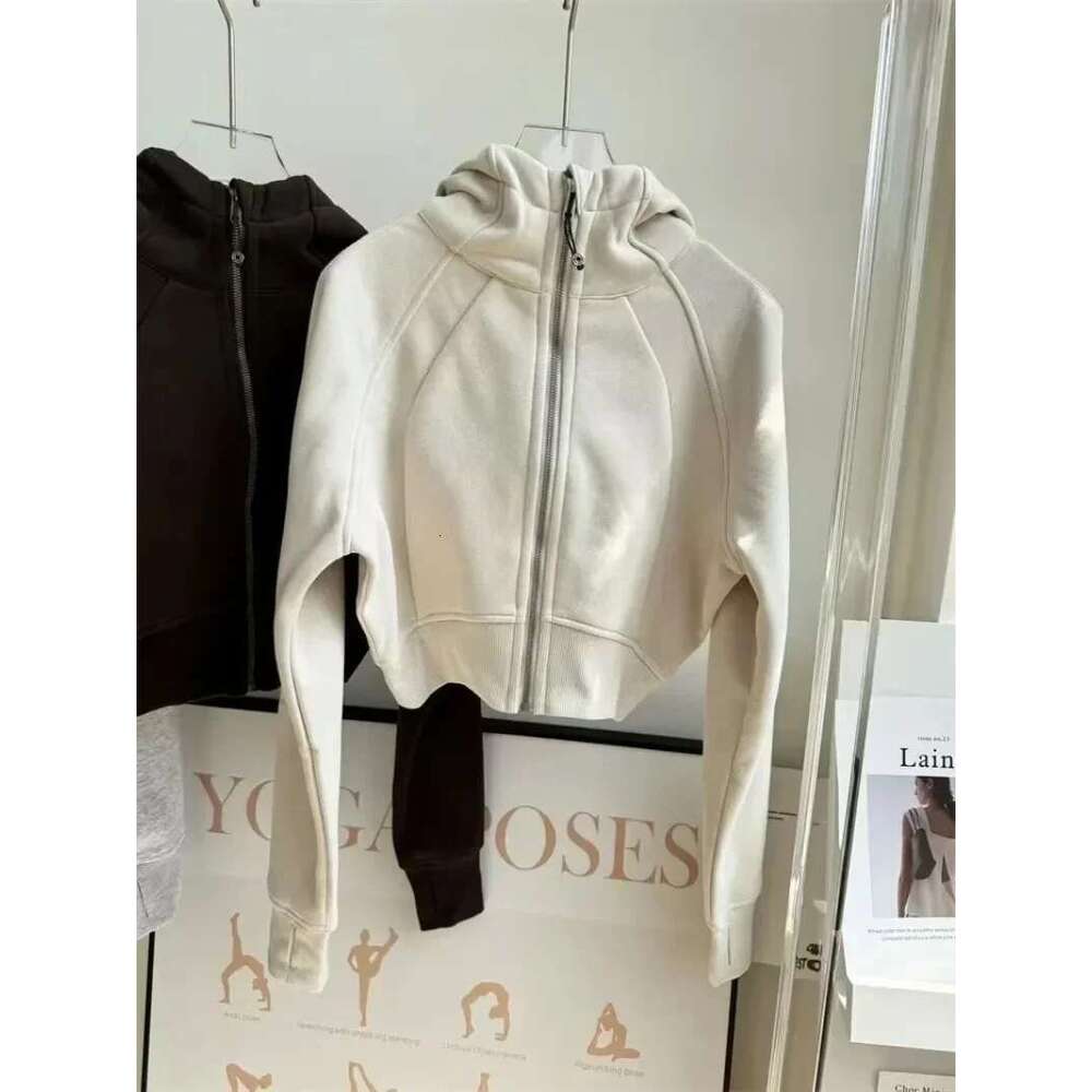 Women Autumn Running Zipper Solid Color Long-Sleeved Sportswear Fiess Tops Quick-Drying Yoga Wear Sports Jacket Designer