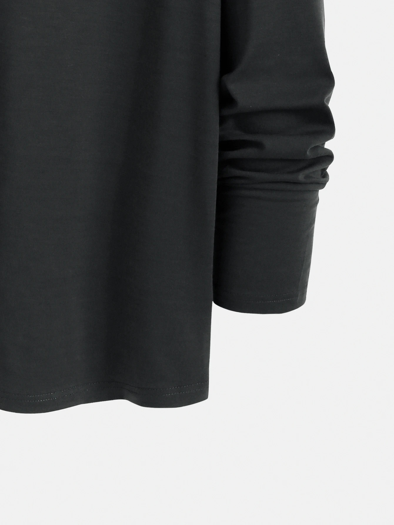 Trendy longsleeved tshirt mens printed round neck Tshirt trend versatile casual tops 250514