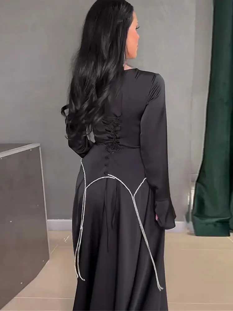 Ramadan Eid Satin Abaya Islam Muslim Dress Prayer Clothes African Dresses For Women Robe Musulmane Femme Vestidos Para Mujer X250514