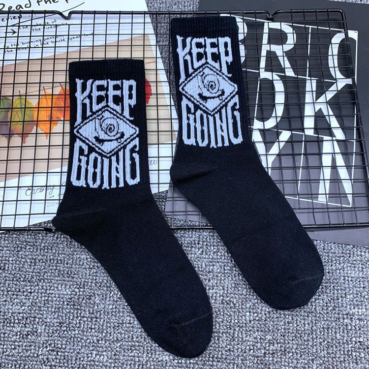 Designer Socks Mid Children S Length Korean College Style Letter Cotton Socks Spring And Autumn Mid Rise Men S Socks Sports Socks