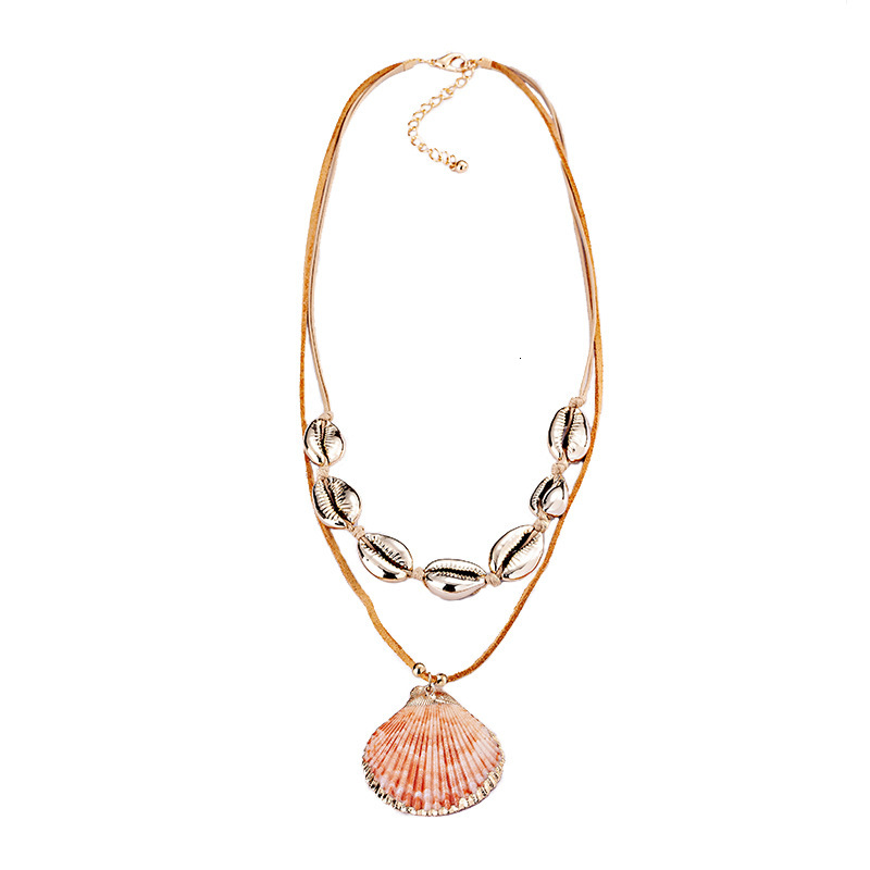 Two sets exquisite necklaces made of Korean veet, including scallops and scallops, are available for direct sale