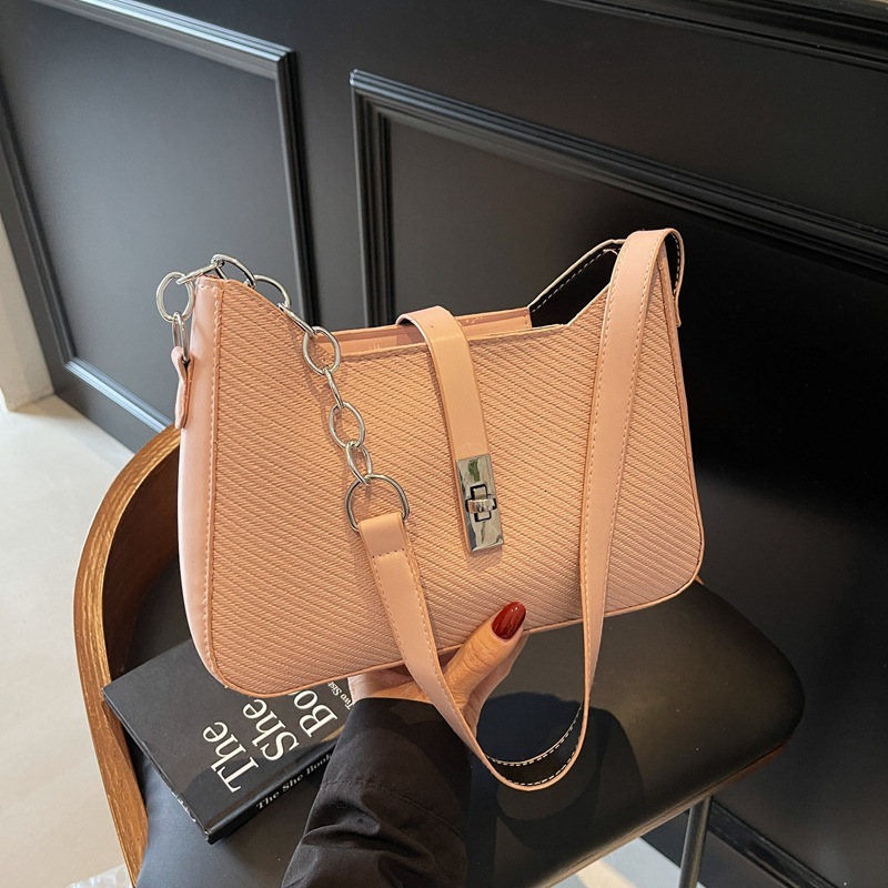 Spring Simple Chain Small Luxury Bag For Women New Free Delivery Designer Bag 2025 New Trendy And Fashionable Work Commuting Armpit Bag Highend Single