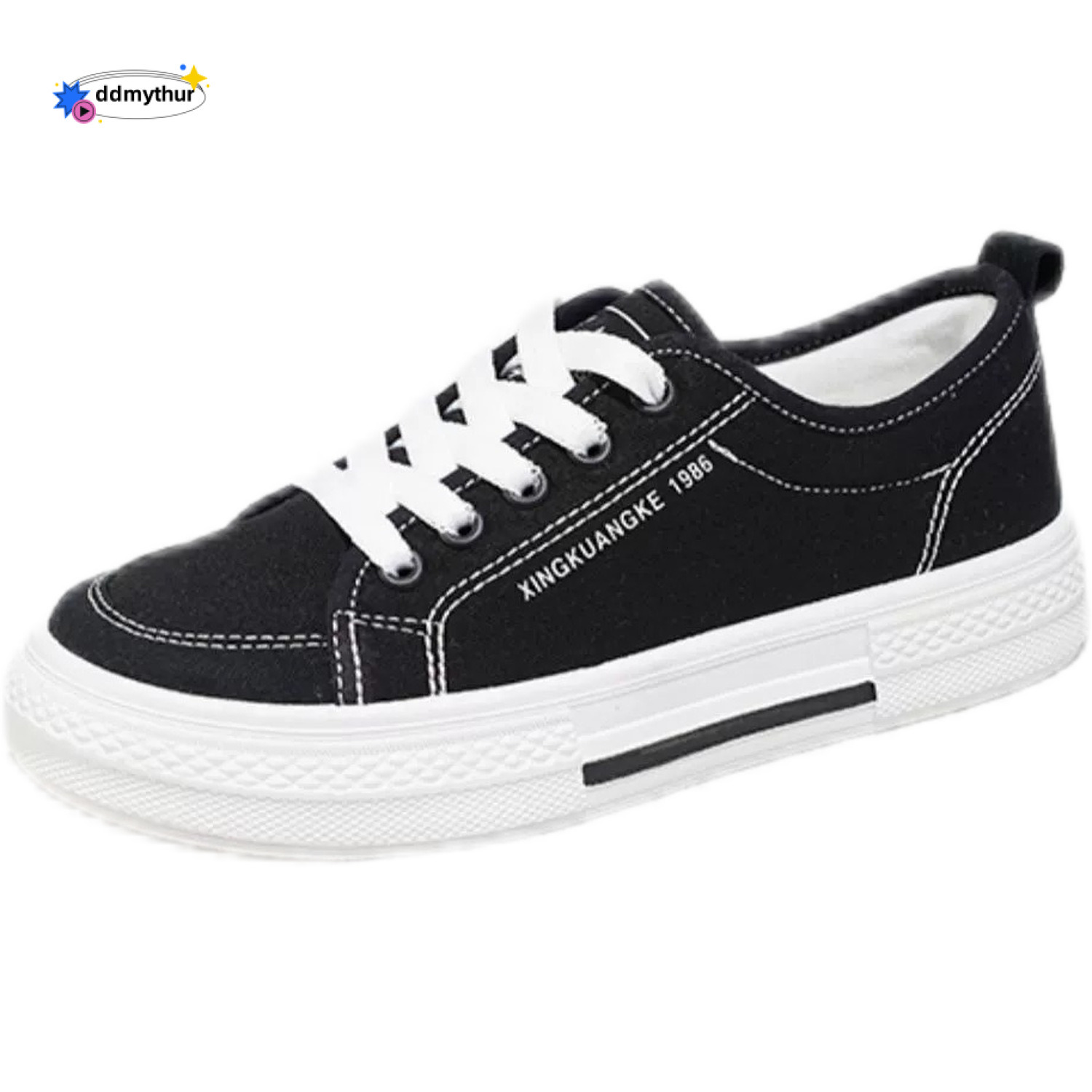 Spring Autumn Lightweight and for Women 2024 New Style Simple Low cut Soft soled Casual Versatile Trendy Canvas Shoes ddmythur