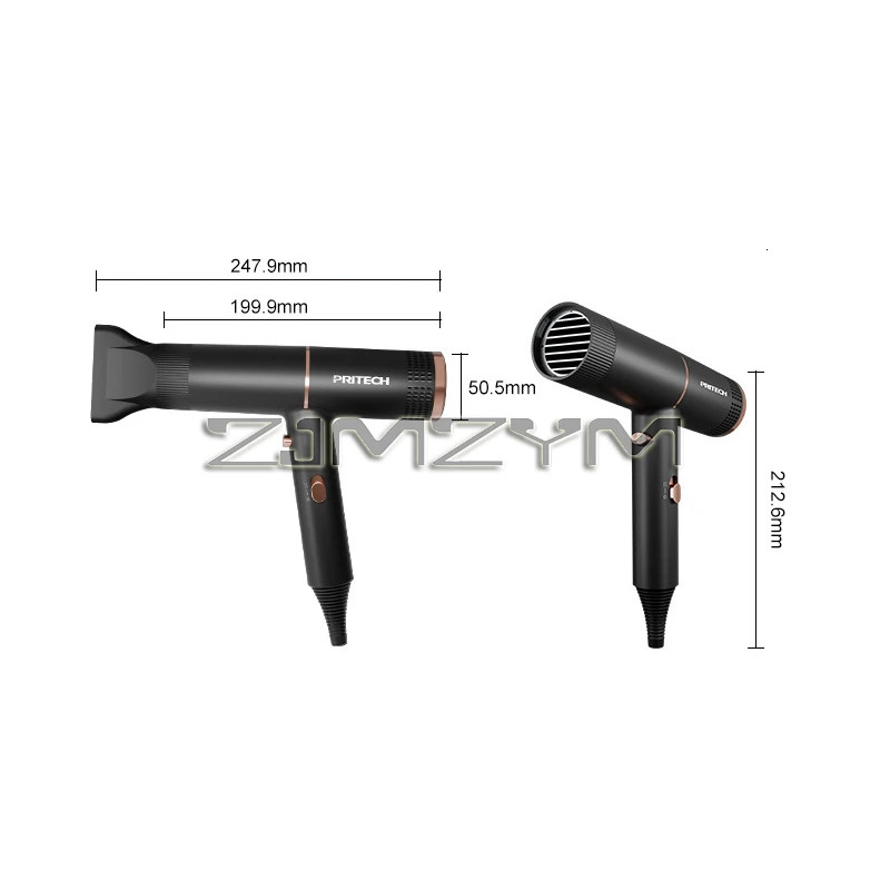 Professional Hair Dryer Electric Blow Dryer Cold Wind Salon Hair Styler Tool Portable Hair Blower 250513
