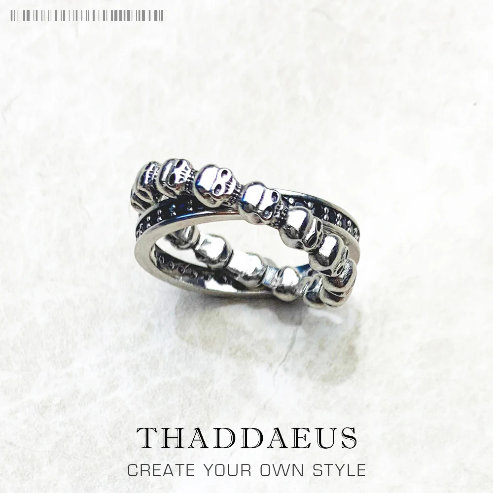 Ring Skull United Forever Europe Style Rebel Fine Jewerly For Men Women Autumn Gift In 925 Sterling Silver 250509