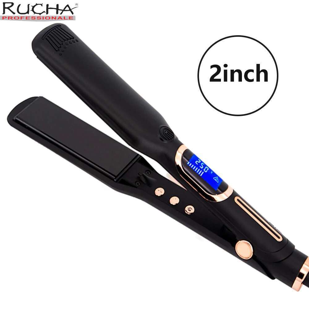 Straightener 500F High Temperature Professional Wide Plates Irons MCH Heater Treatment Titanium Hair Flat Iron