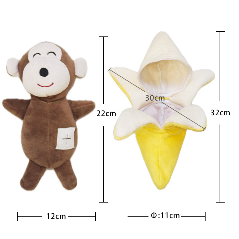 Merry Makings Plush Humbug Pickle Dog Toy, Large