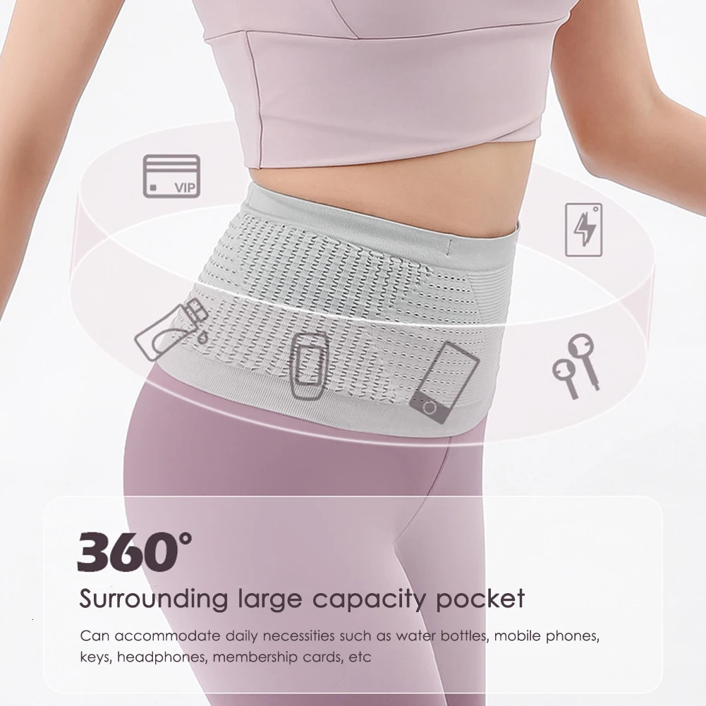 Invisible Fitness Waist Bag Professional Running Yoga Hidden For Mobile Large Jogging Gym Sport Accessory 250514