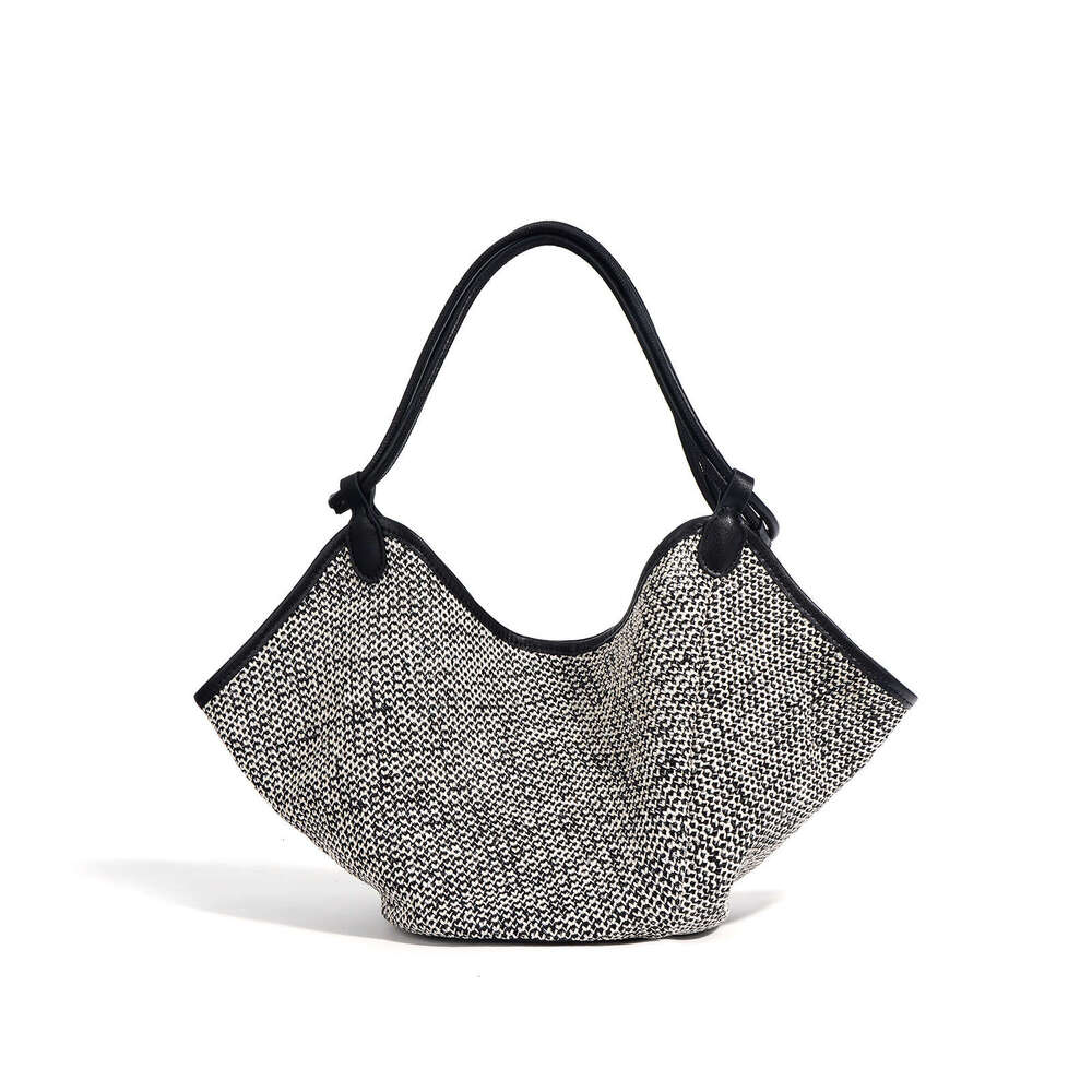 2025 New Vacation Style High-End Feeling Large Capacity Tote Dumpling Bag Lazy Style Single Shoulder Crossbody Bag For Women