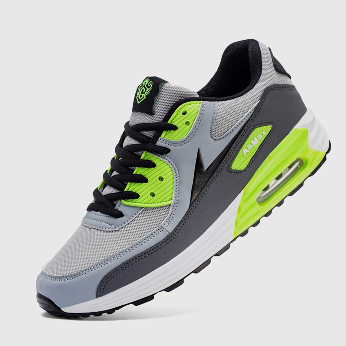 Mens Fashion Sneakers Classical Casual Breathable Air Cushion Running Sports ShoesC250514