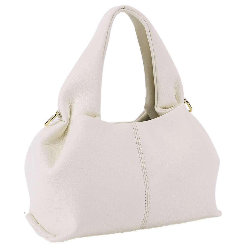 Fashion Clouds Shoulder Ladies Retro Crossbody French Niche Hundreds Pure Colour Lunchbox Bag PU