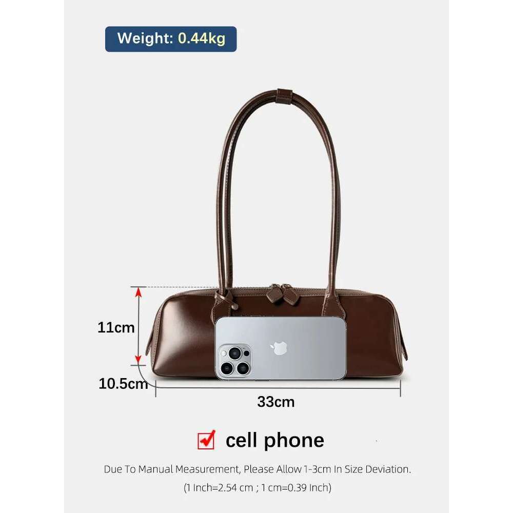 Zency Wine Red Designer Underarm Handbag Premium Oil Wax Leather Shoulder Bag Ladies Satchel French Style Waterproof