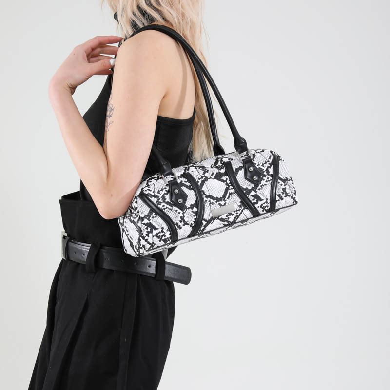 Designer Pack Internet Celebrity Armpit New Fashionable Snake Pattern Personalized Handbag For Women Large Capacity Single Shoulder Pillow Bag Free Sh
