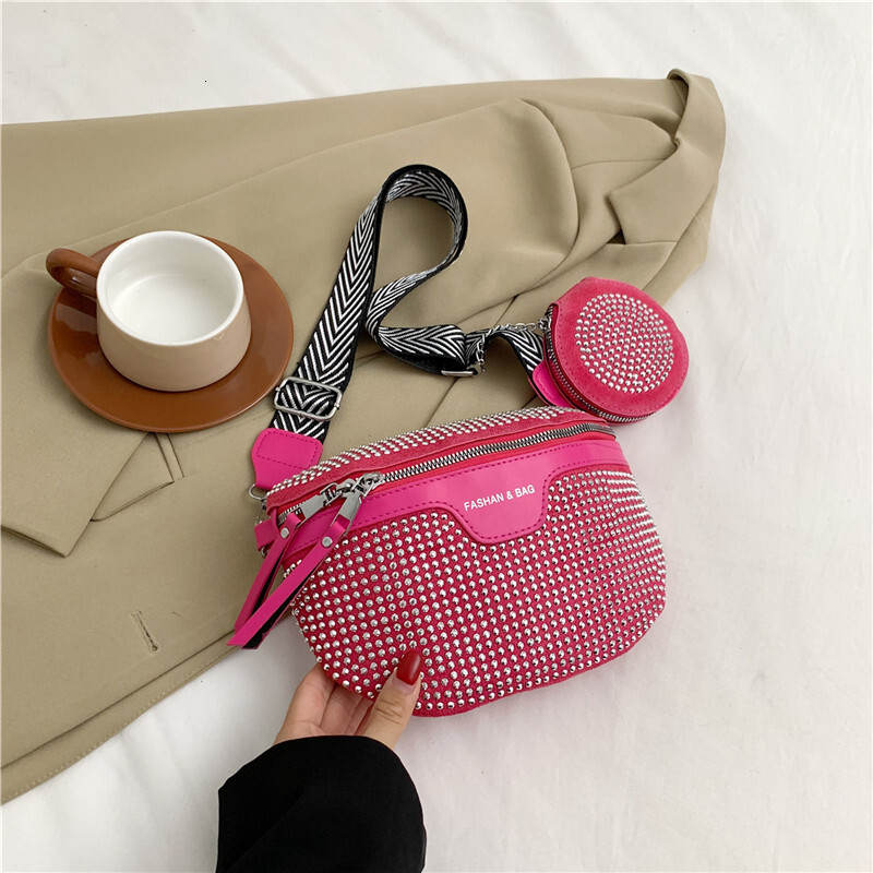 Free Delivery Designer Bag Personalized Fashionable Minimalist Internet Celebrity Hot Diamond Fashionable Single Shoulder Crossbody 2025 Early Autumn 
