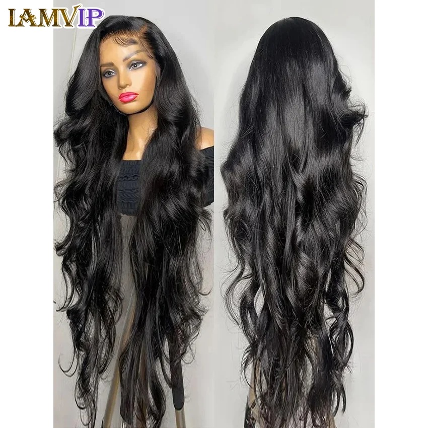 30 40 Inch 13x6 Hd Body Wave Human Hair Wigs Brazilian Lace Front Wig Water Wave Hd Lace Closure Wigs For Women Synthetic Front wigs