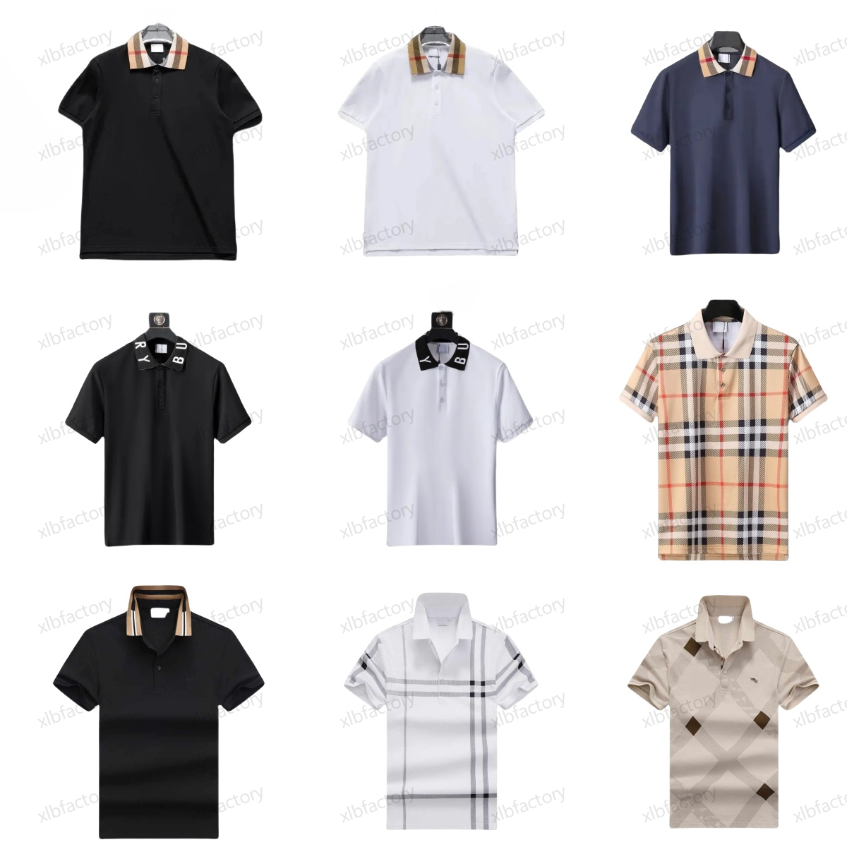 Mens Polo Shirt Fashion Men's T-shirt Luxury Polo Collar Breathable Top Summer Business Shirt Asian size M-XXXL