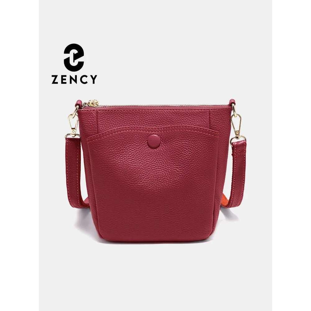 Zency Laides Small Soft Cow Leather Handbag New Casual Women Crossbody Simple Many Color Bag For Phone Female Purses