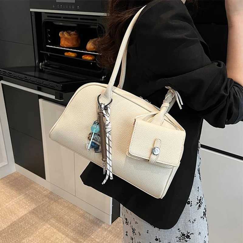 Korean Niche Wens Bag Large Capacity Tote Bag New Fi Post Bag Elegant Shoder Bag Trendy Underarm Bag Ladies Wallet Z250514