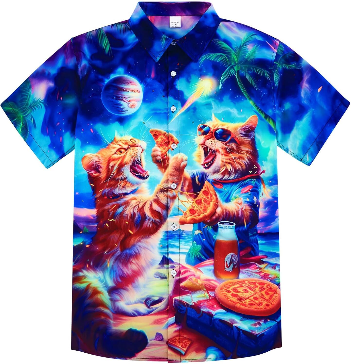Mens Polo shirt Men's Novelty Hawaiian Button Down Shirts Polos shirts tshirt Casual tops summer clothes
