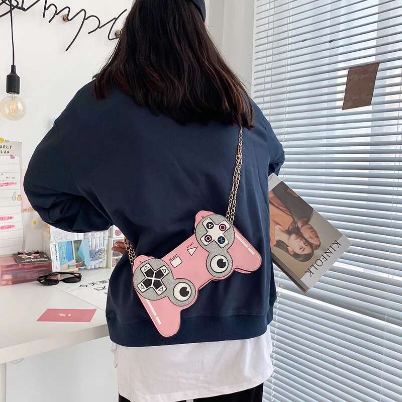 Fun Creative Personality Game hine Pu Messenger Women Cute Small Chain Shoulder Female Crossbody Bag