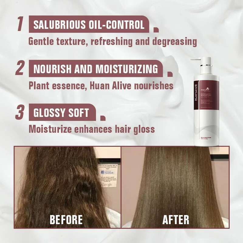 Karseell 500Ml Argan Oil Herbal Extract Moisturizing Smooth Shampoo For Dry And Damaged Hair