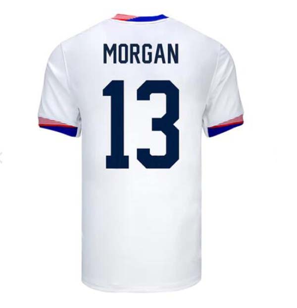 Soccer Jerseys 2024 MEN Woman Kids Kit 24 25 Home Away Football Shirts Men Player Version PULISIC SMITH MORGAN BALOGUN MUSAH McKENNIE ADAMS USAS 2025 