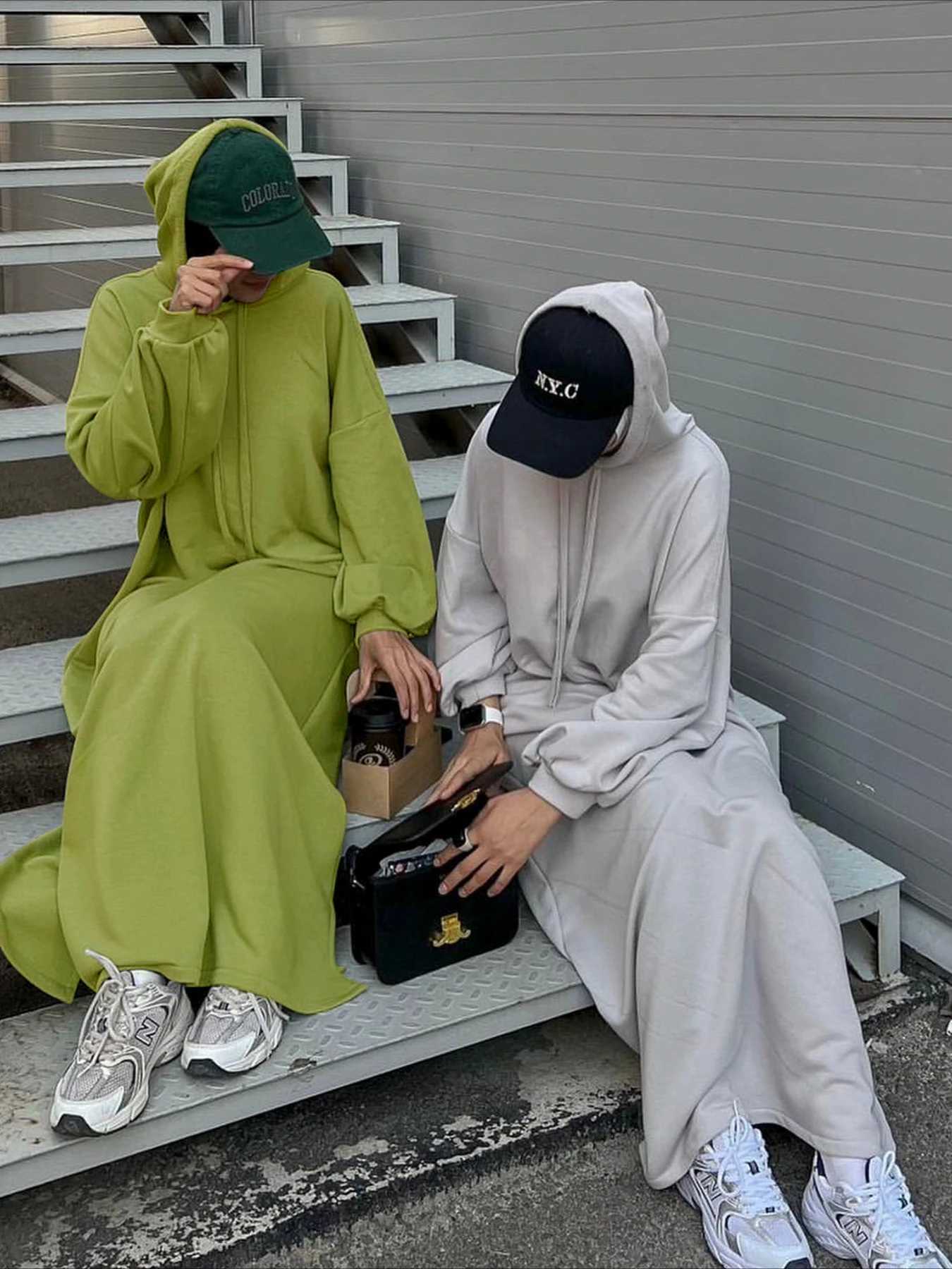 Muslim Women Hoodie Dress Saudi Arabic Long Robe Vestidos Abaya Dubai Morocco Kaftan Jalabiya Eid Ramadan Hooded Dresses Abayas X250514