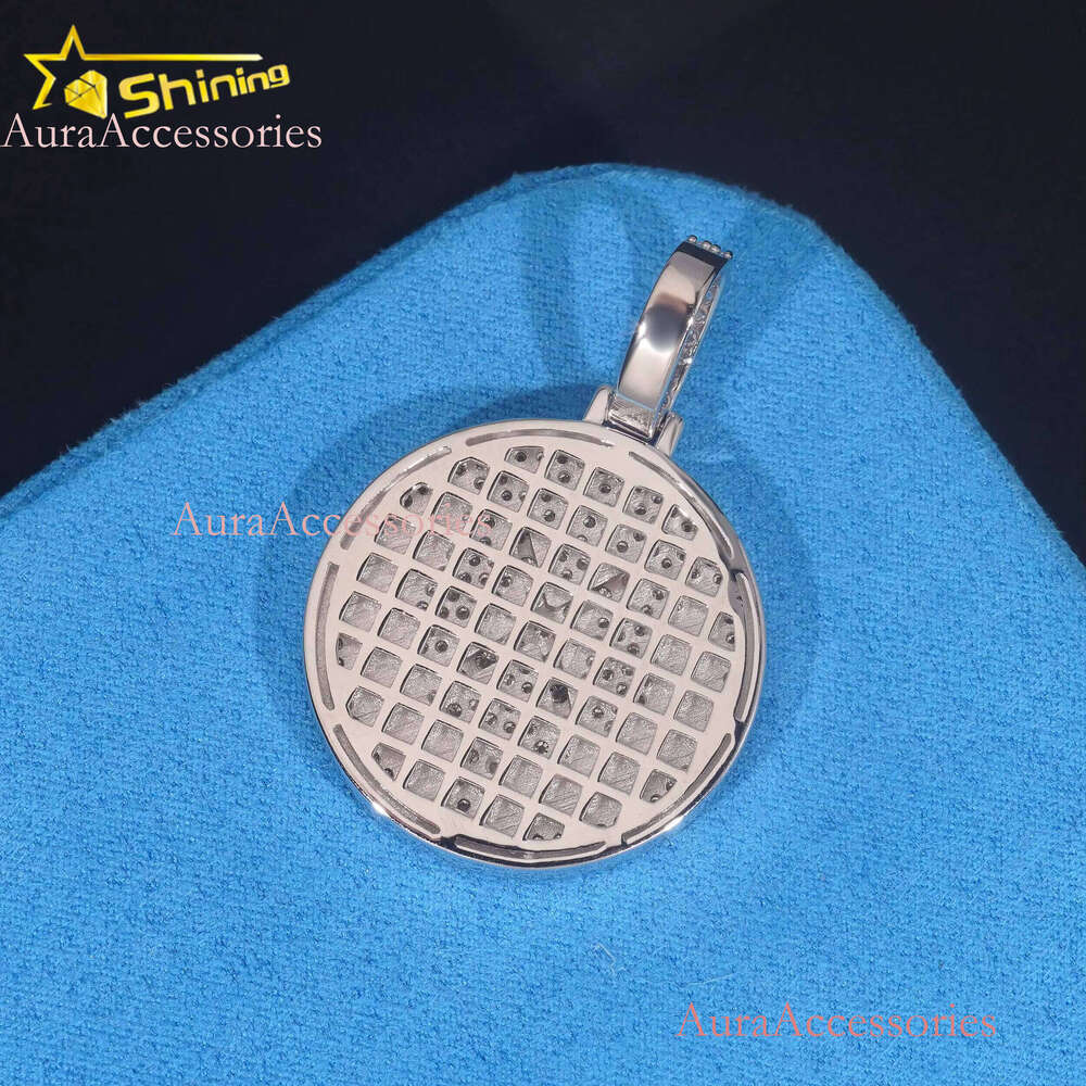 Hop Hip Iced Out Jewelry Pass Dia Tester Sterling Sier Moissanite Pendant Men Fashion Charm Pendants
