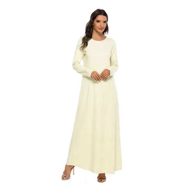 Adult Casual Eid Mubarak Muslim Fashion Abayas for Women Turkey Abaya Dubai Kaftan Dress Robe Femme Caftan Marocain 3 Colors X250514
