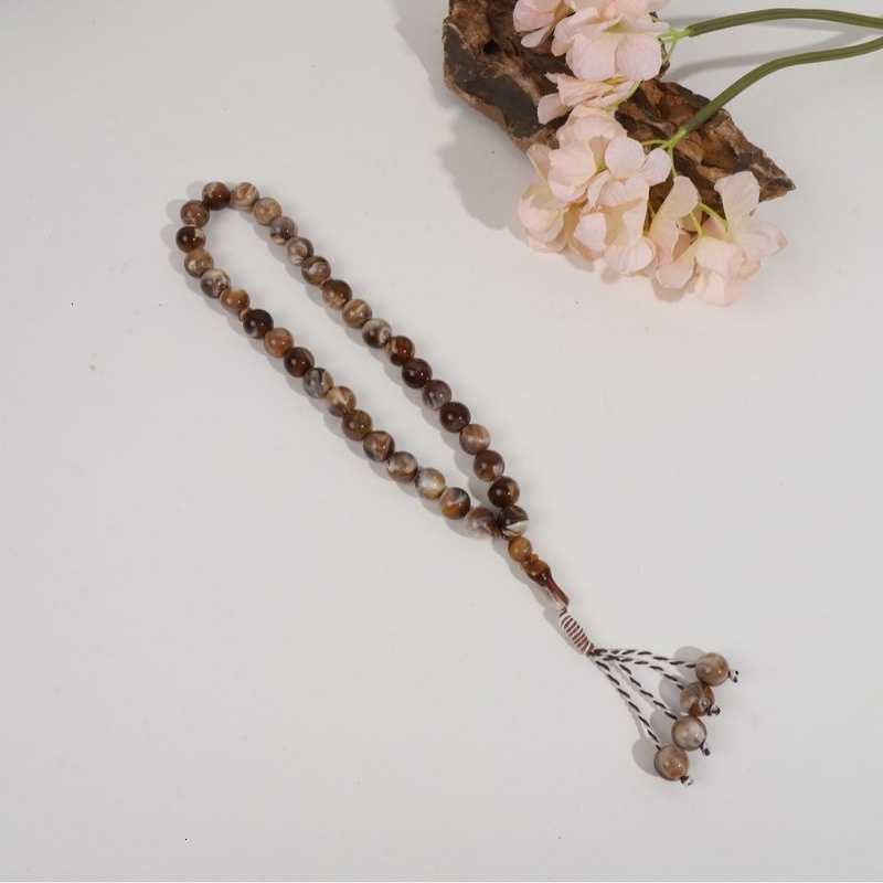 prayer beads, including 33 imitation amber handmade bead crystal bracelets, and Muslim Buddhist beads