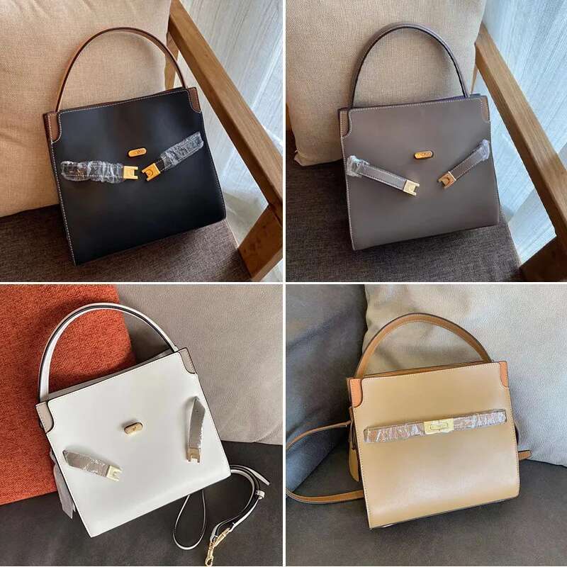 Cowhide Retro Matte Hardware Women's Bag Large Capacity