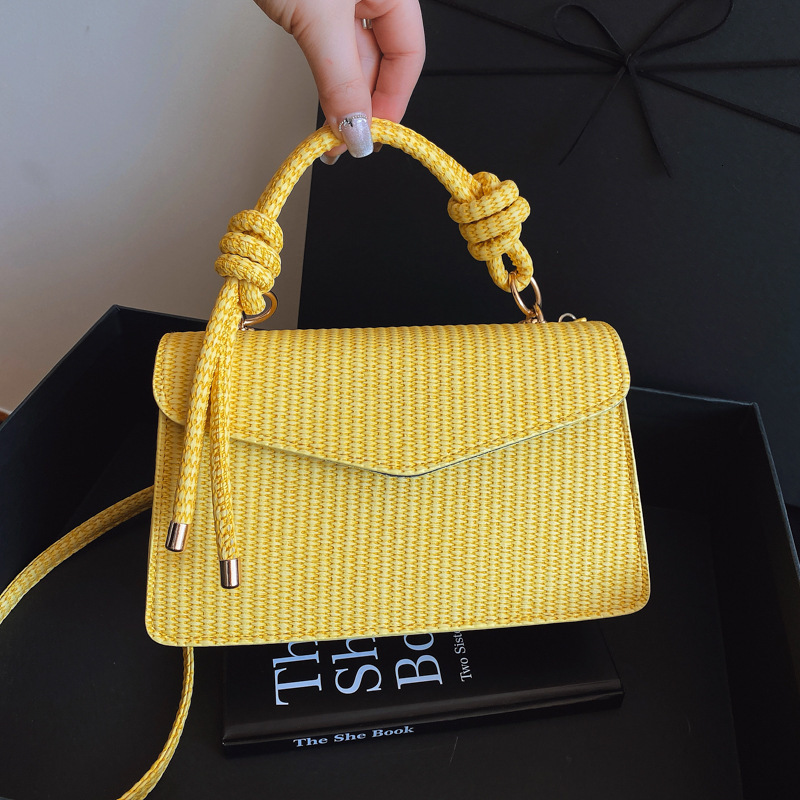 Solid Color Texture Western Style Single Shoulder Crossbody 2025 Spring And Summer Small Square Bag Luxury Bag New Free Delivery Designer Bag Popular 