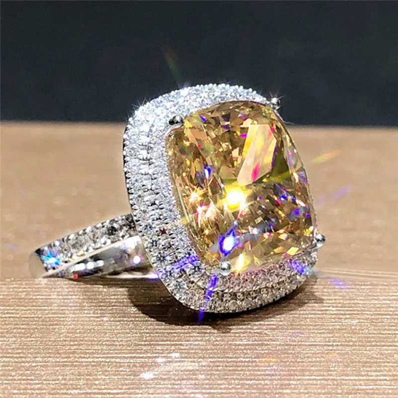925 Sterling Silver Pink CZ Womens Rings Brilliant Engagement Wedding Accories Valentines Gift New Train JewelryXJ250514
